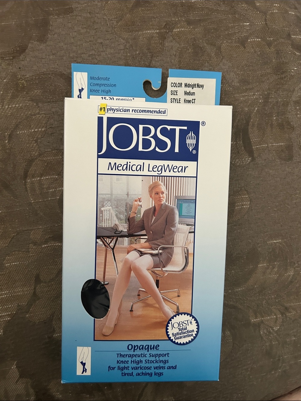 JOBST Opaque Medical Knee Highs - Midnight Navy (Women's)